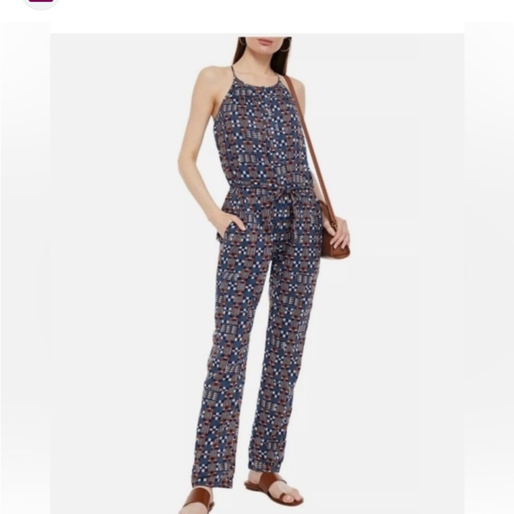 Multicolor Patterned Jumpsuit - Picture 8 of 8